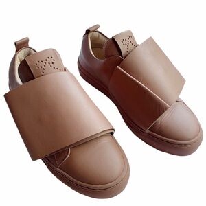 Josefinas light pink leather luxe fashion sneakers shoes